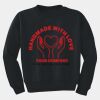 Youth Heavy Blend Crewneck Sweatshirt Thumbnail